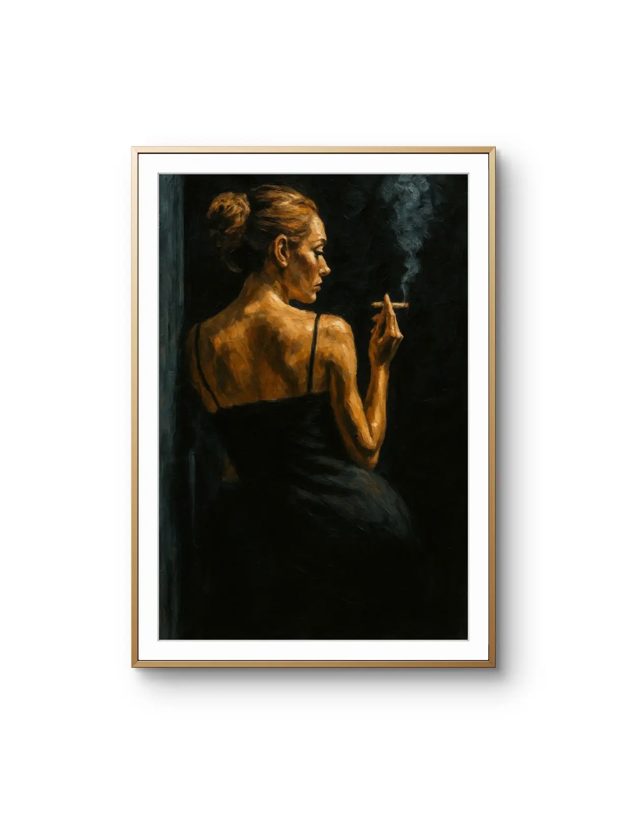 Elena Aureli - Solitary Glow — Mixed Media tirage d'art par Elena Aureli