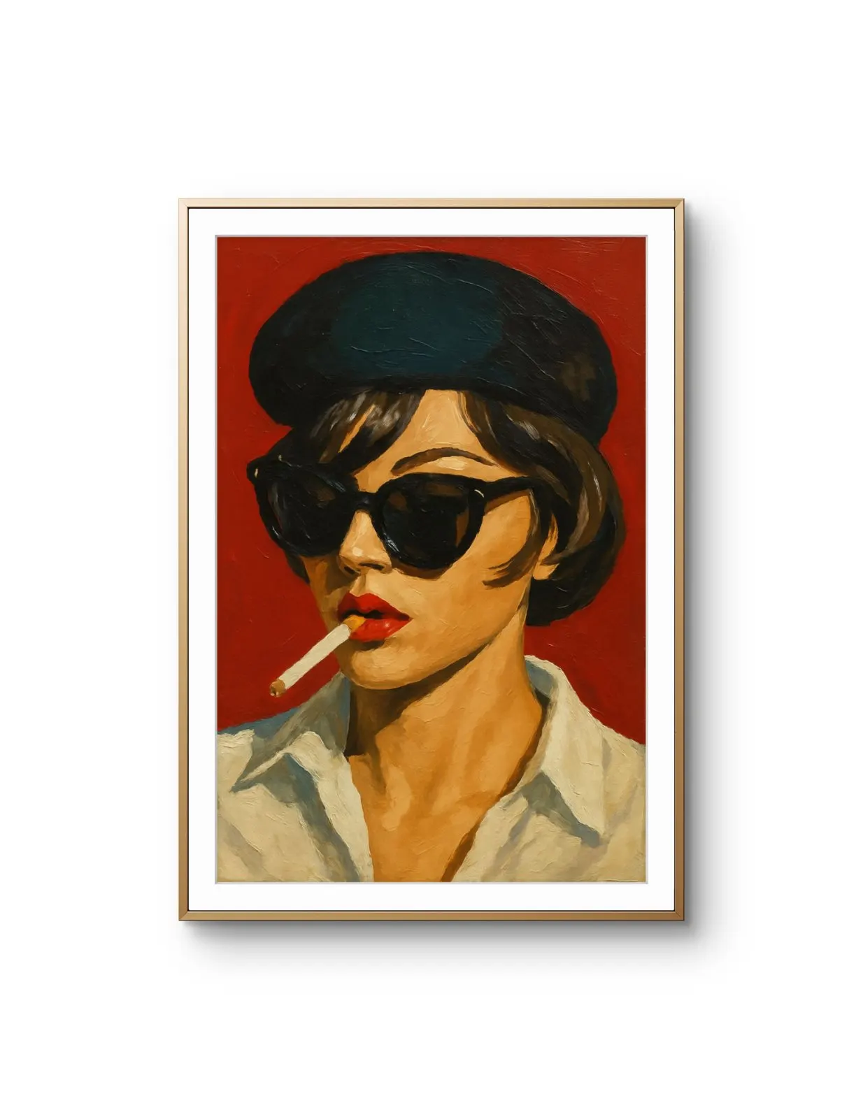 Elena Aureli - The Chic Rebel — Mixed Media tirage d'art par Elena Aureli