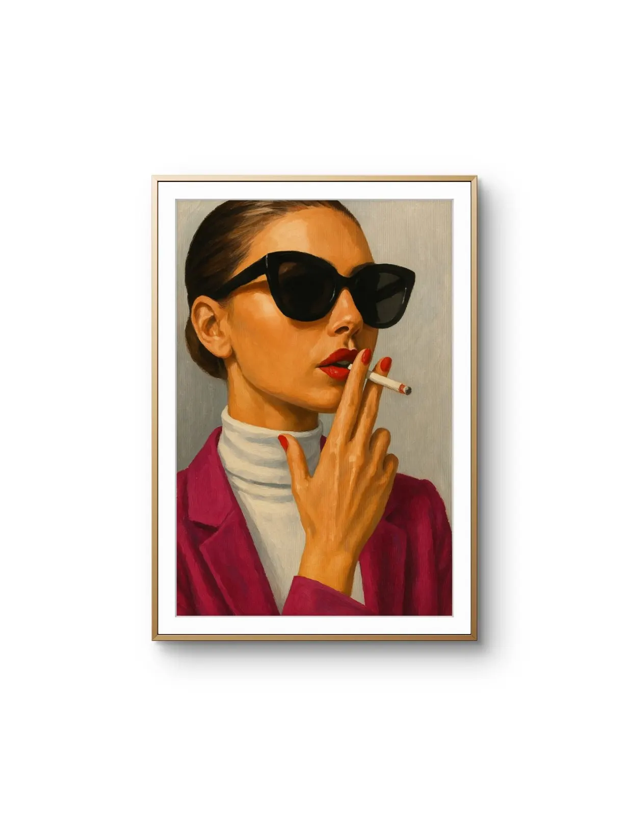 Elena Aureli - The Cool Elegance — Mixed Media tirage d'art par Elena Aureli
