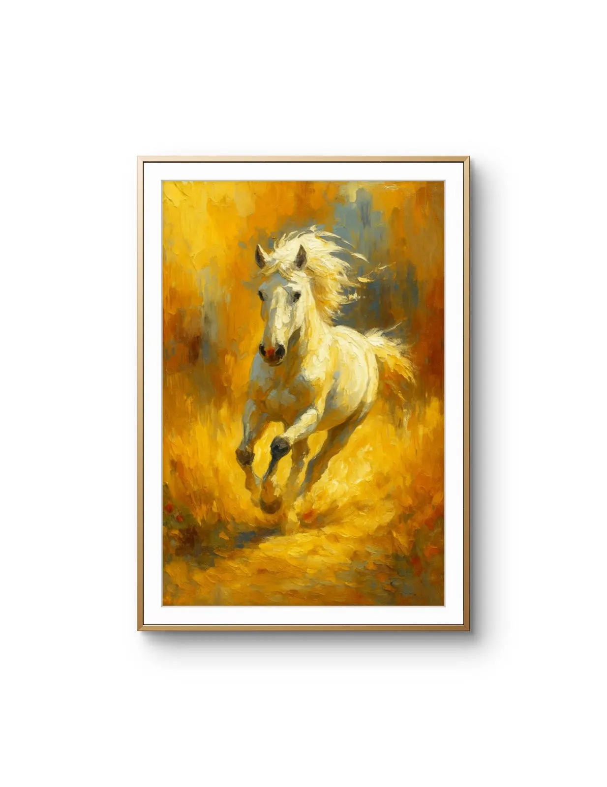 Elena Aureli - The Galloping Spirit — Mixed Media tirage d'art par Elena Aureli