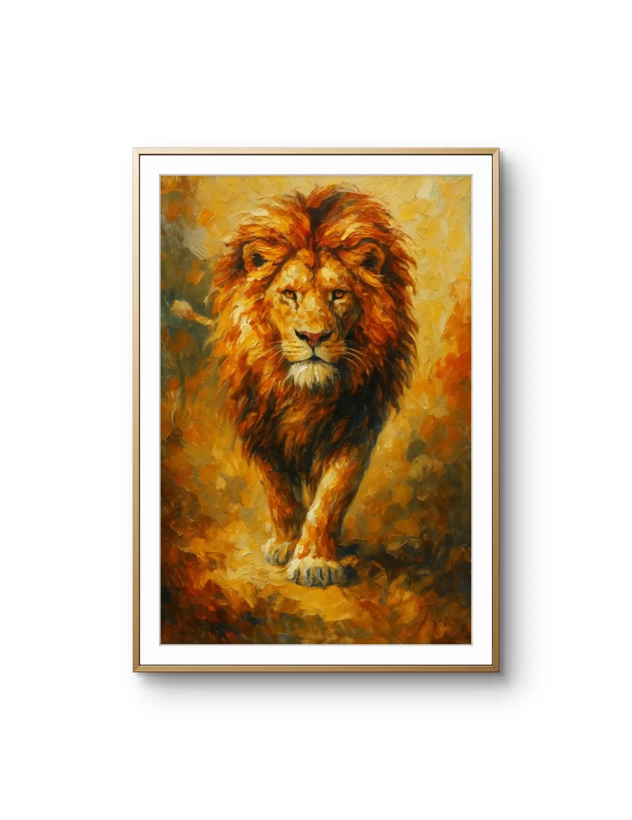 Elena Aureli - The Majestic King — Mixed Media tirage d'art par Elena Aureli