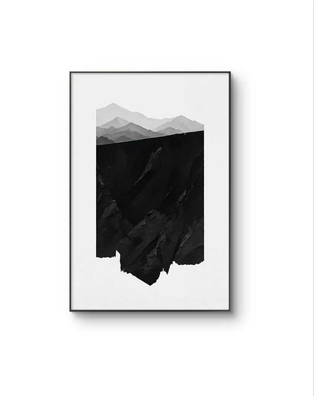 Felix – Monochrome Peaks — Art moderne et contemporain tirage d'art par Felix