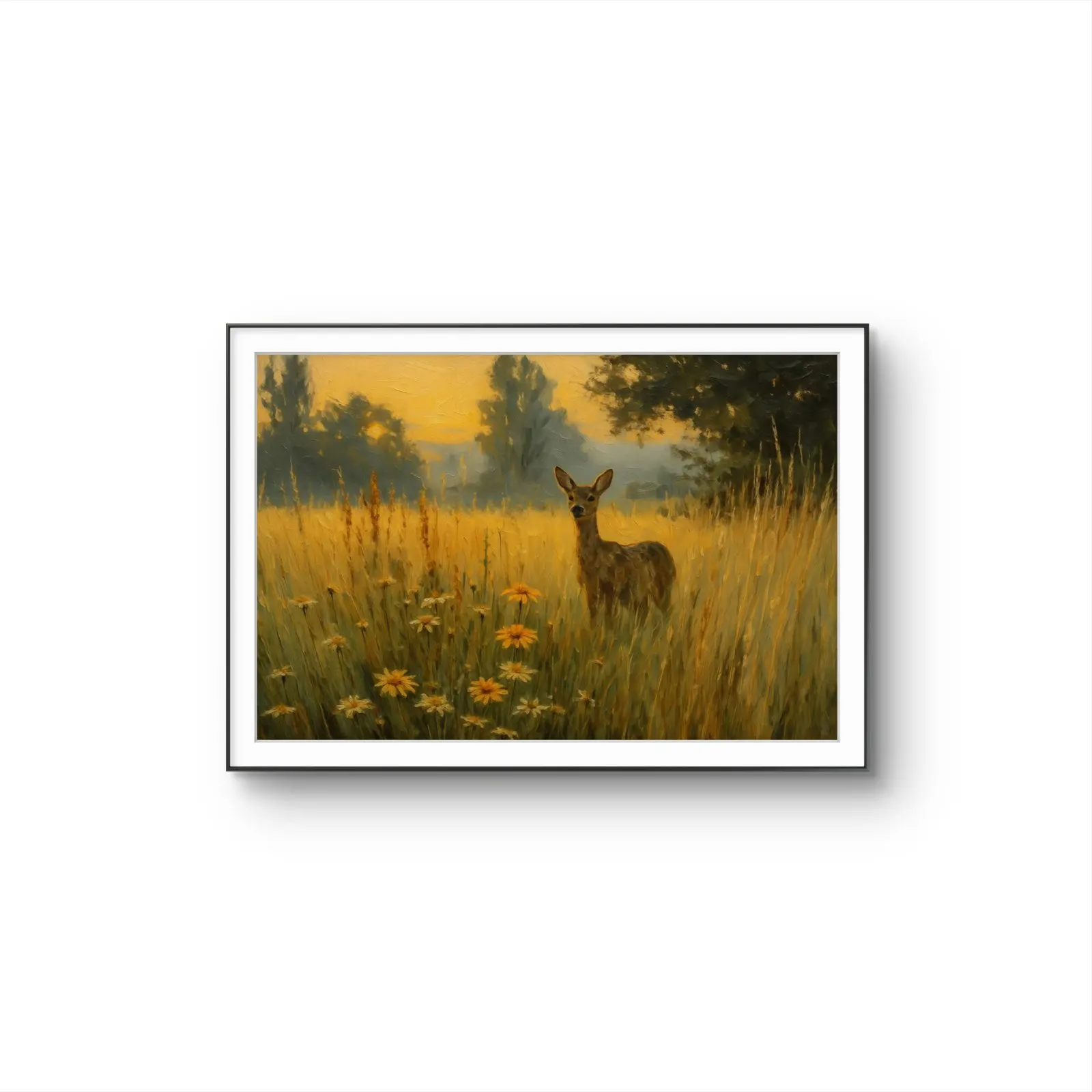 Henri des Bois - Golden Dawn — Mixed Media tirage d'art par Henri des Bois