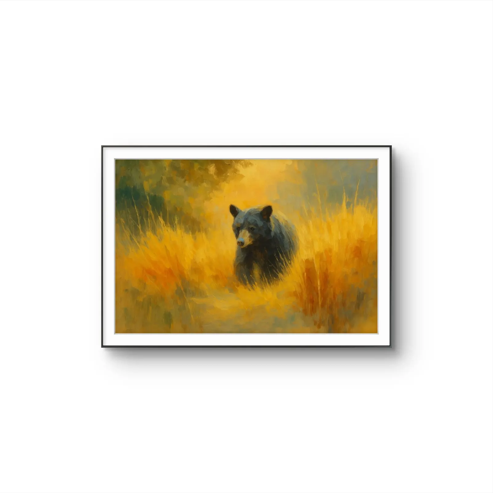 Henri des Bois - The Silent Watcher — Mixed Media tirage d'art par Henri des Bois