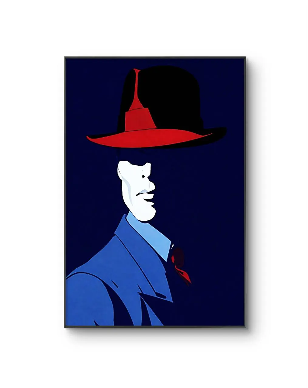 Rodrigo - The Shadowed Gentleman — Mixed Media tirage d'art par Rodrigo